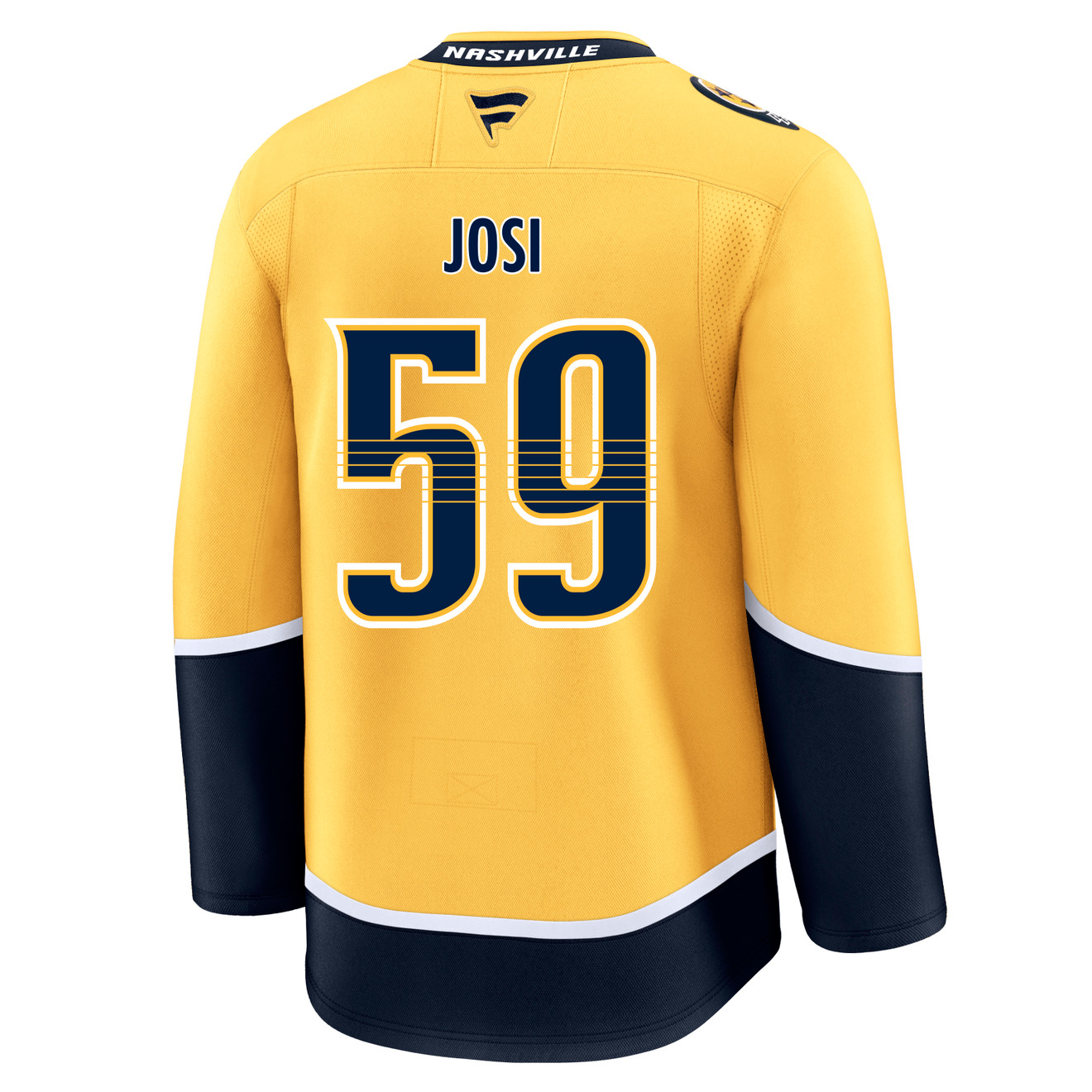 Nashville Predators Fanatics Premium Roman Josi Jersey Home/Gold