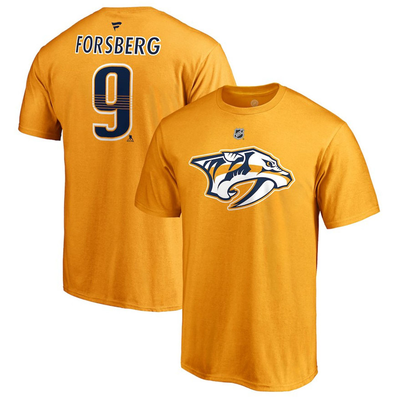 Nashville Predators Tee-Forsberg Player N&N