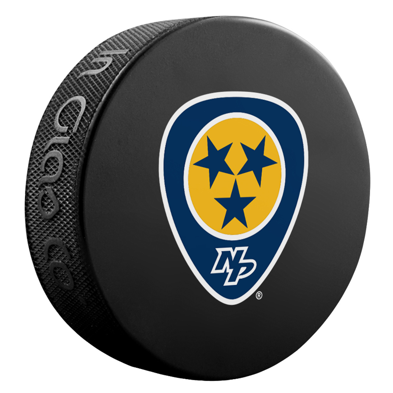 Nashville Predators Pick Logo Black Puck