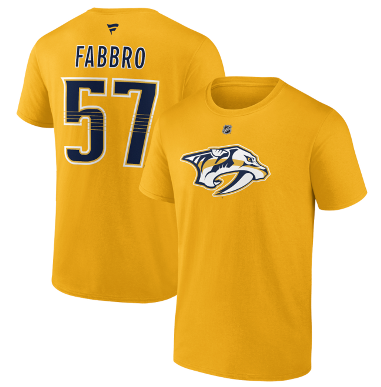 Nashville Predators Tee-Fabbro Player N&N