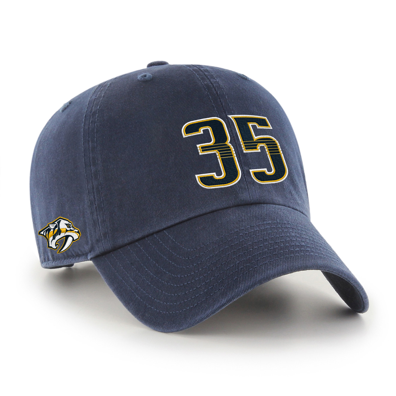 Nashville Predators Zephyr #35 Navy Adjustable Hat - Nashville