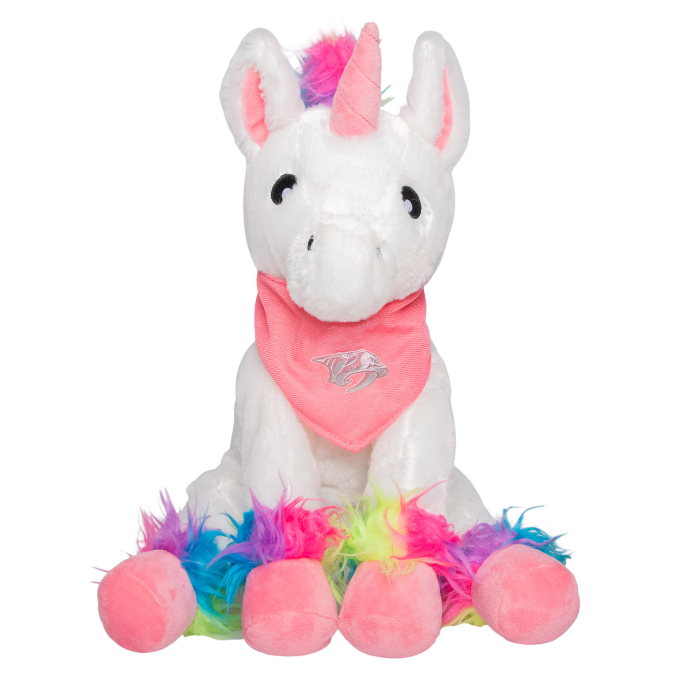 Nashville Predators Rainbow Unicorn Plush