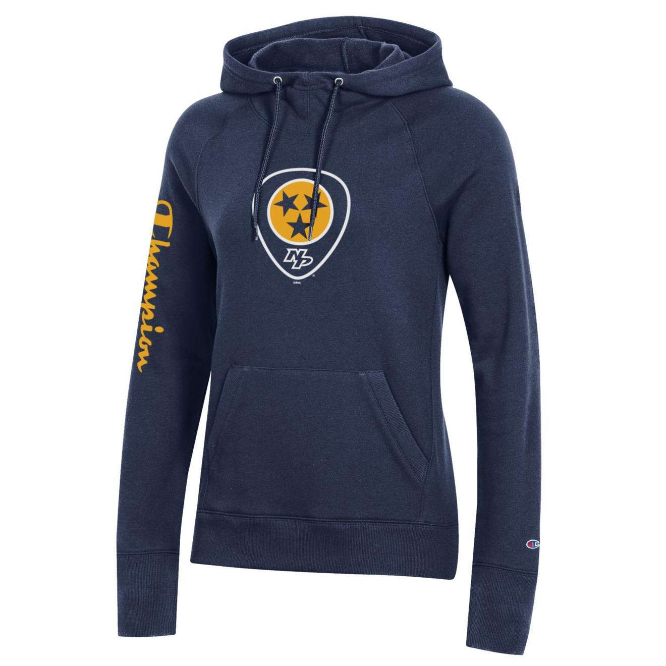 Nashville Predators Sweatshirt-Wmn Pick Navy Hood