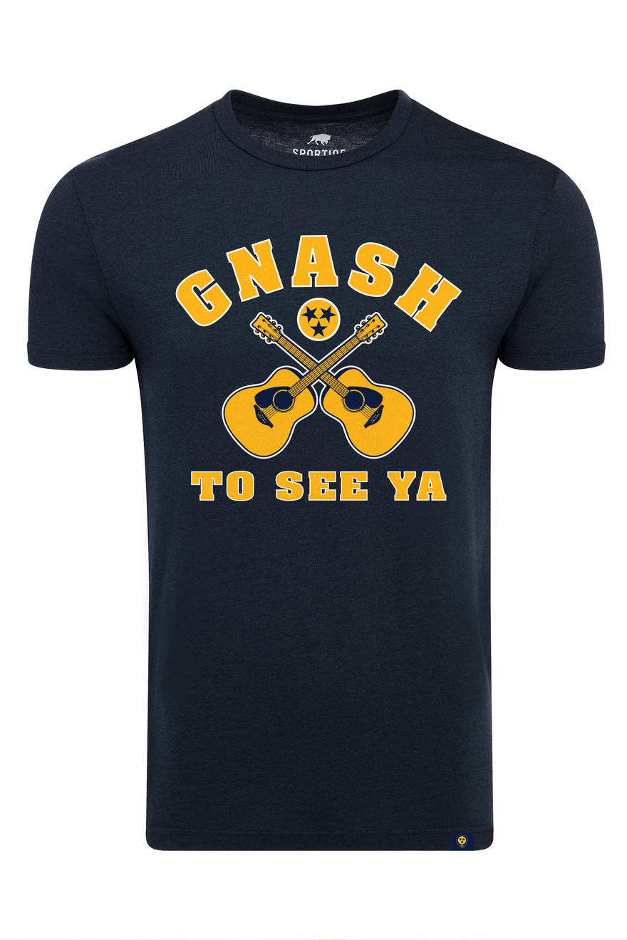 Nashville Predators Tee-Gnash See Ya Navy