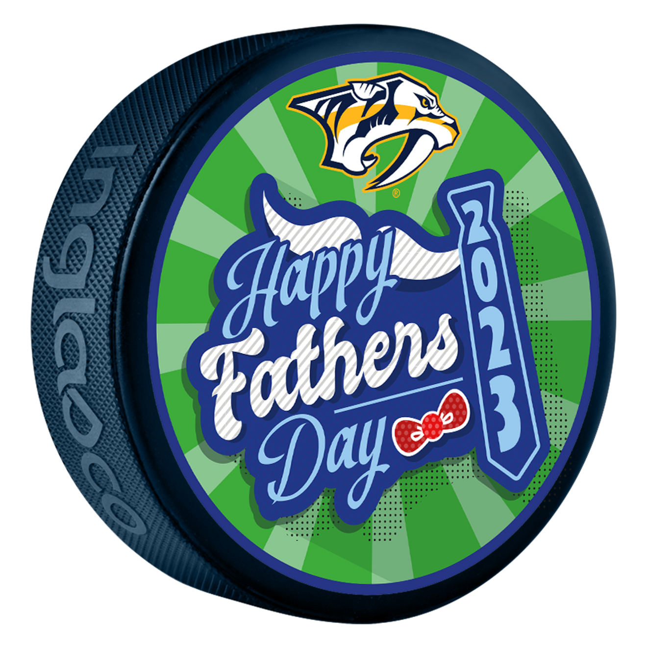 Nashville Predators 2023 Fathers Day Puck