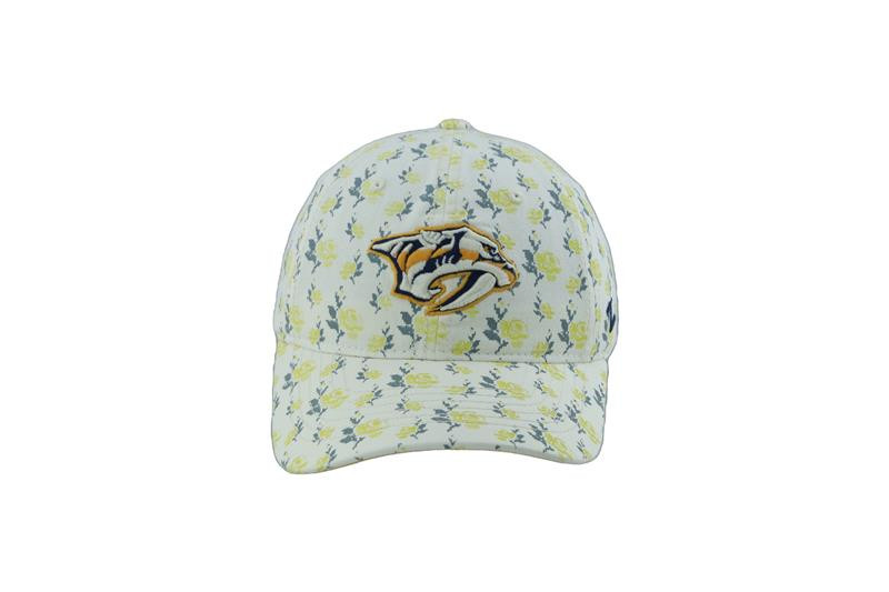 チャルリズパーツ☆ Nashville Predators Zephyr Wmn Floral Adjustable Hat - Nashville