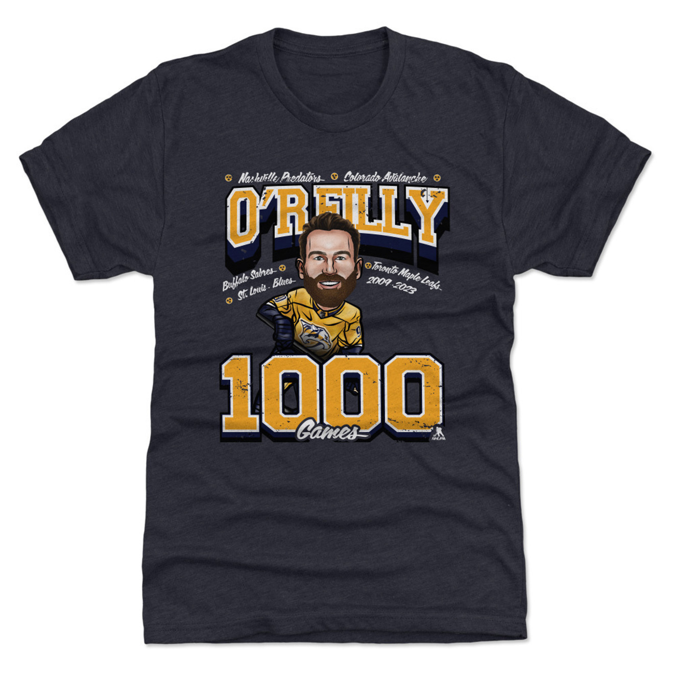 Nashville Predators Tee-Ryan O'Reilly 1000th Game