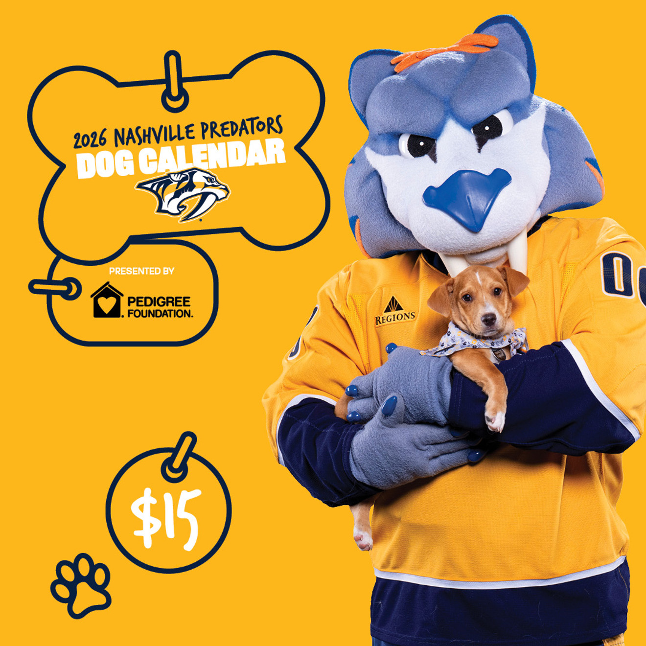 Nashville Predators Foundations Calendar 25/26