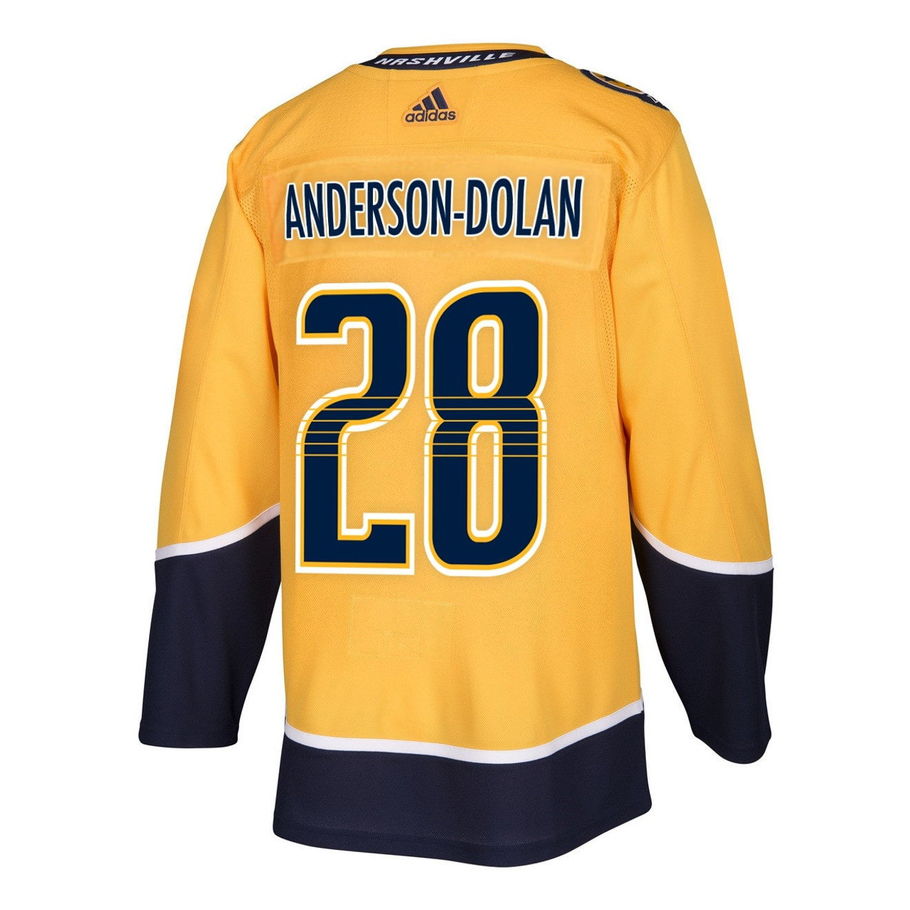 Nashville Predators Adidas Authentic Jaret Anderson-Dolan Jersey Home/Gold