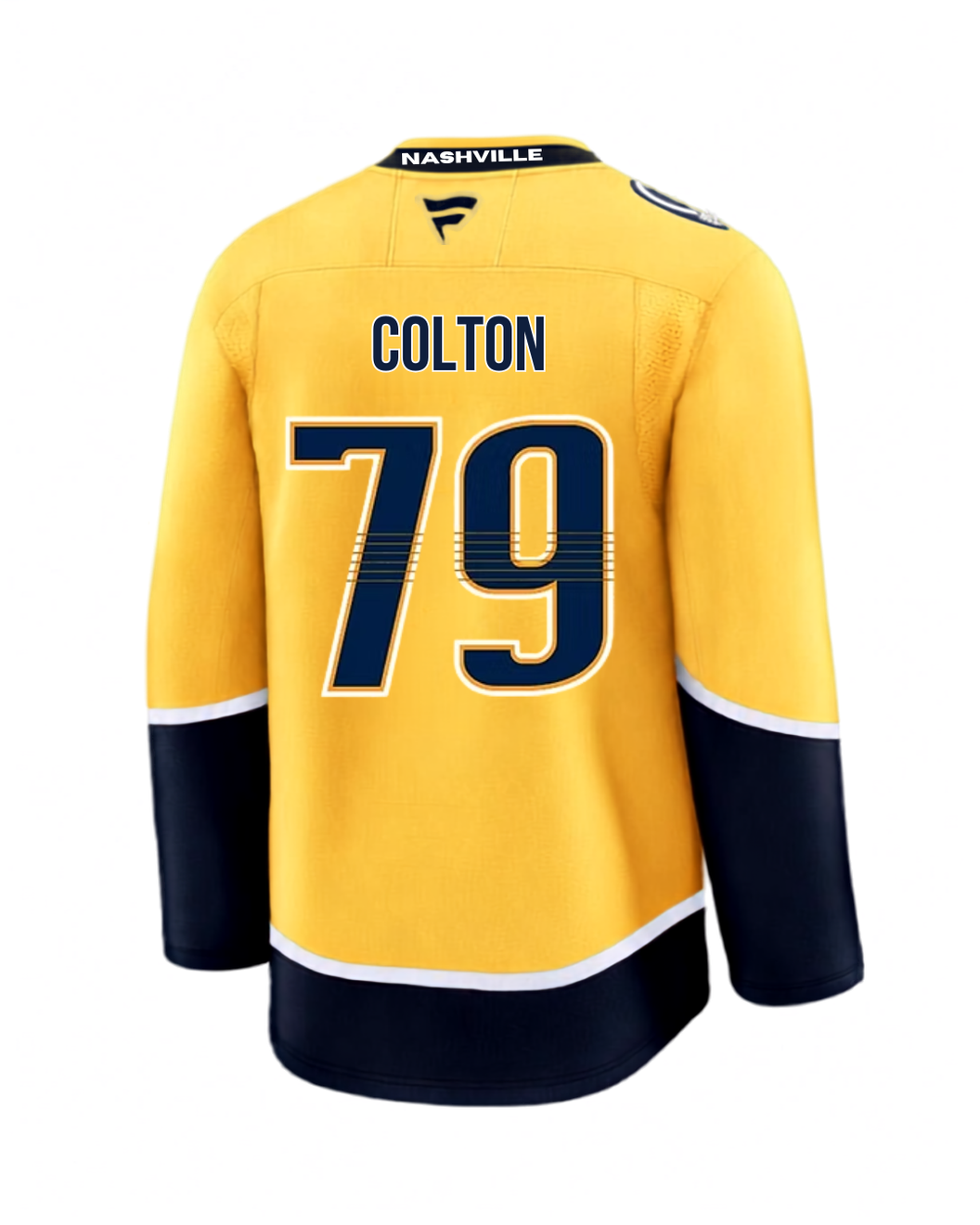 Nashville Predators Fanatics ROSS COLTON Home GOLD PREMIUM JERSEY