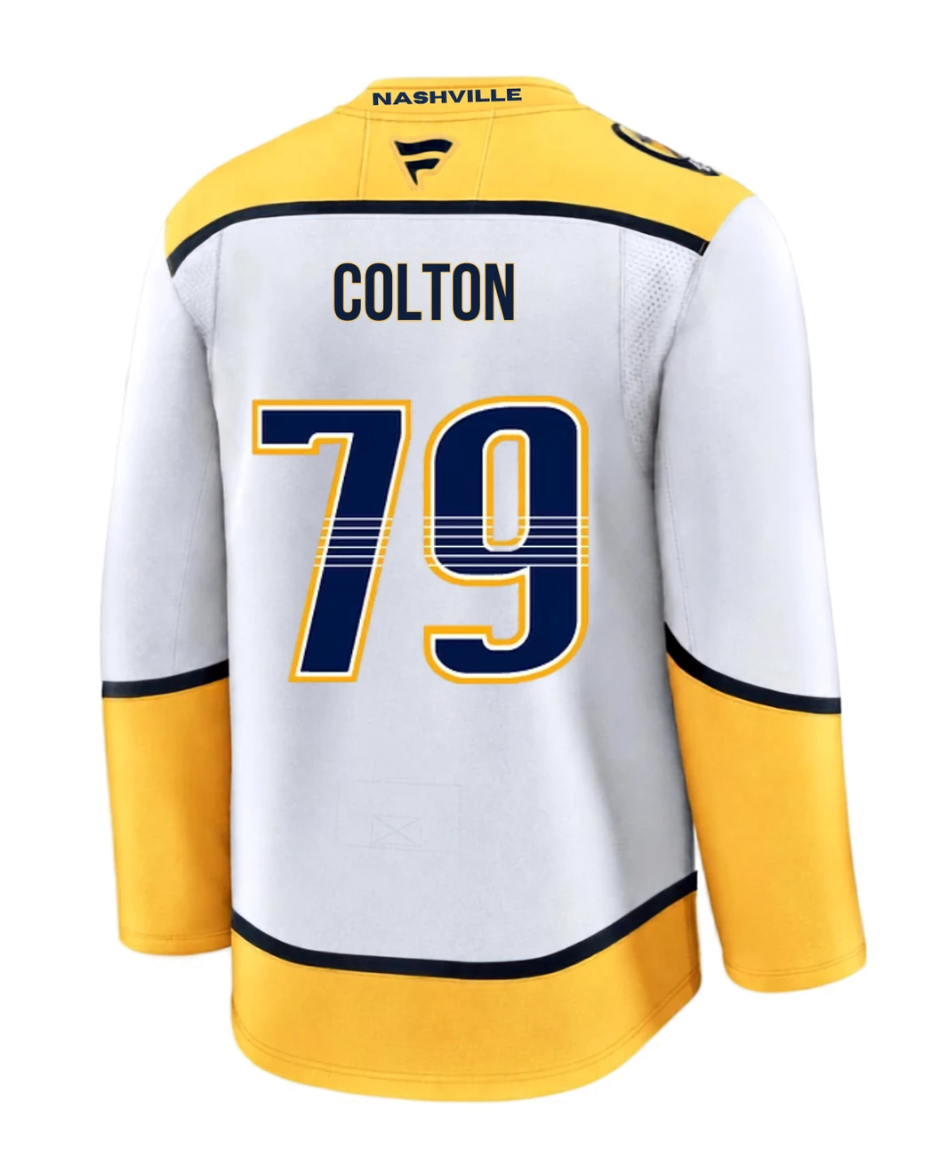 Nashville Predators Fanatics ROSS COLTON Road WHITE PREMIUM JERSEY
