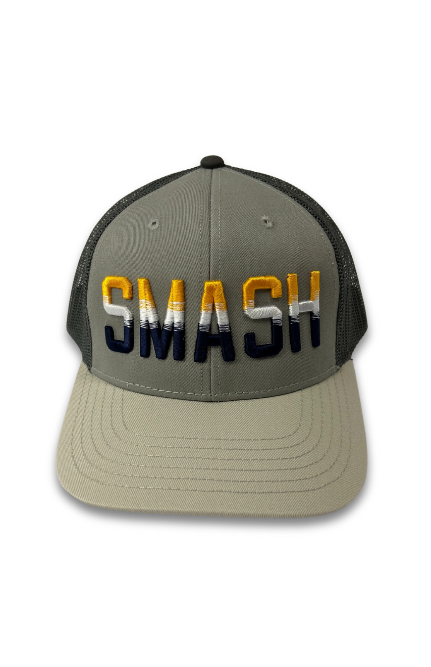 Nashville Predators Hat SMASH Grey Gradient