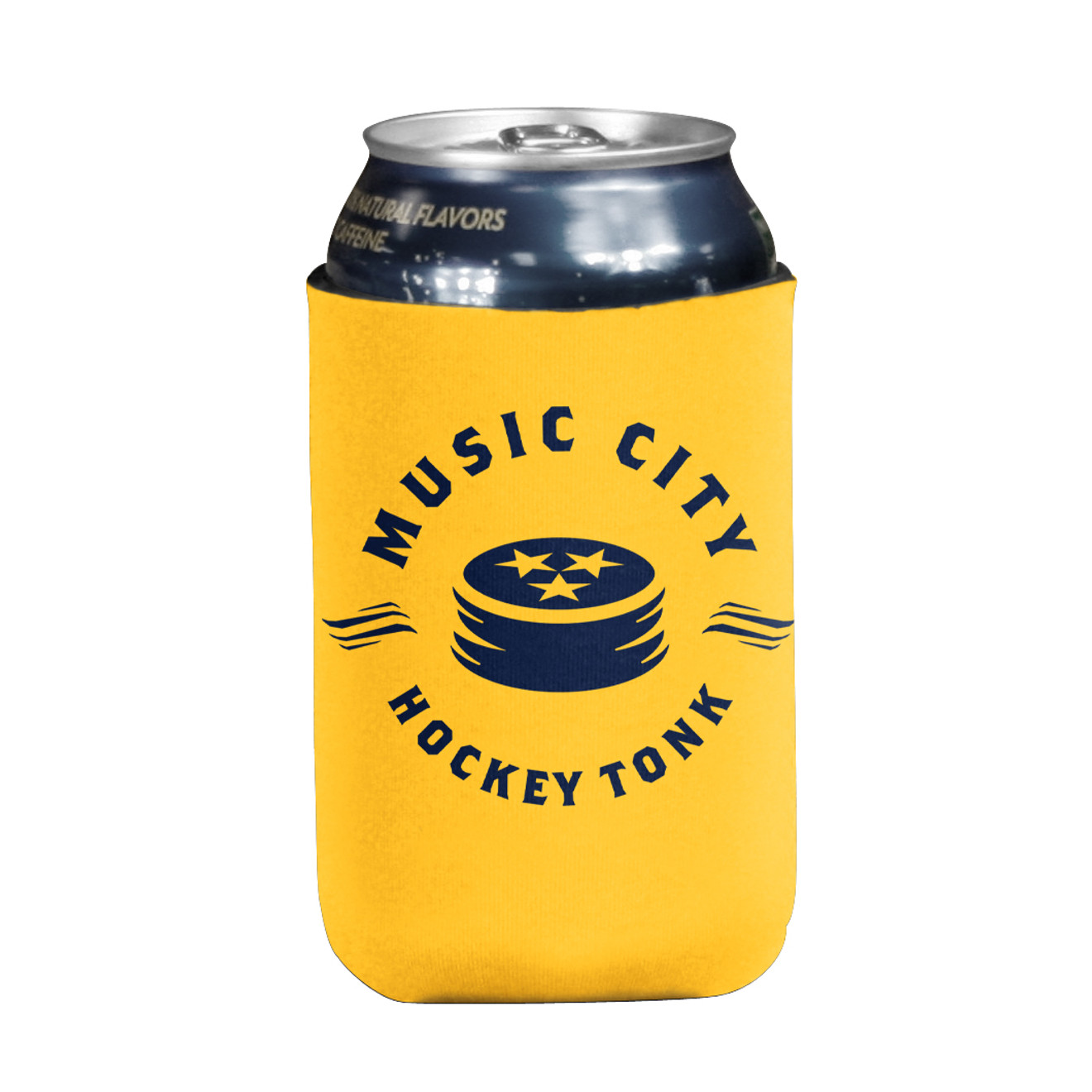 Nashville Predators Koozie - T-Shirt Gold