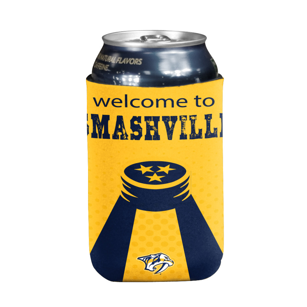Nashville Predators Logo Chair Koozie - Smashville Gold
