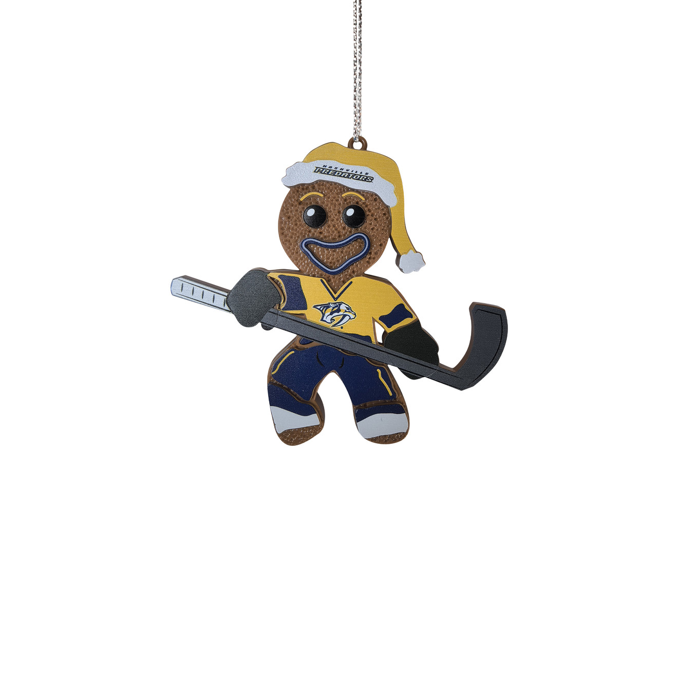 Nashville Predators Ornament-Gingerbread Man