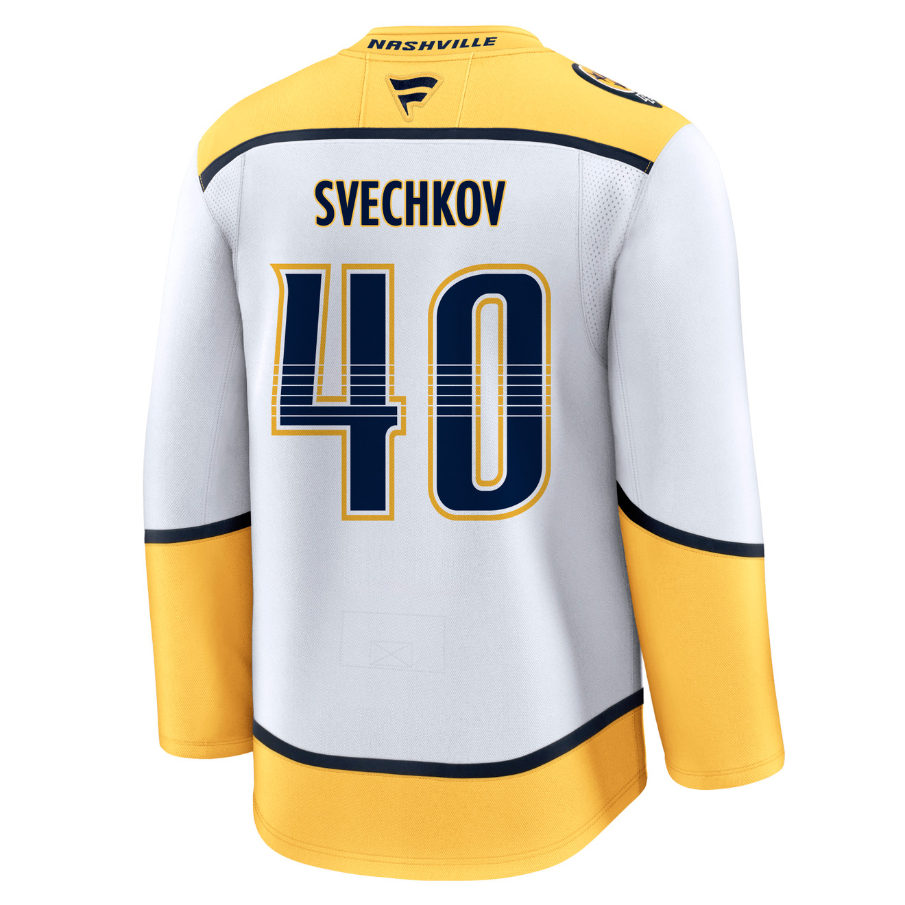 Nashville Predators Fanatics Fyodor Svechkov Road White Premium