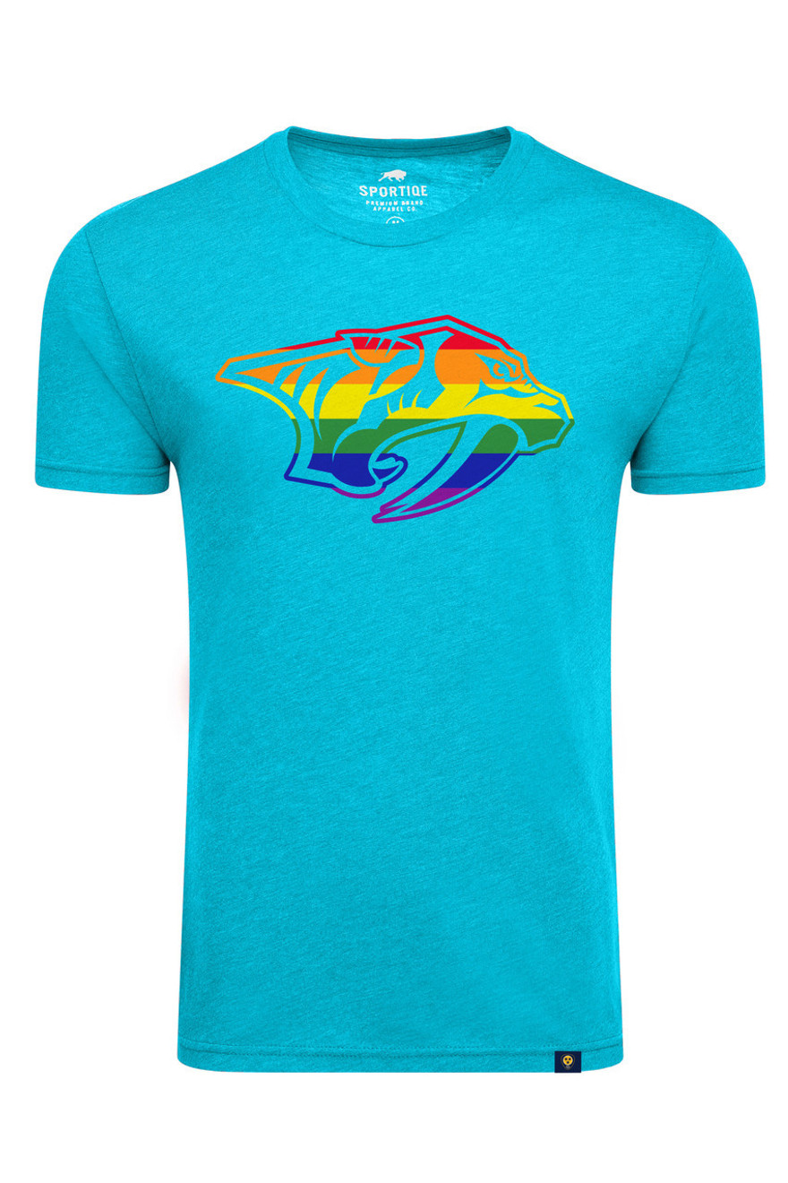 Nashville Predators Teal Pride T-Shirt
