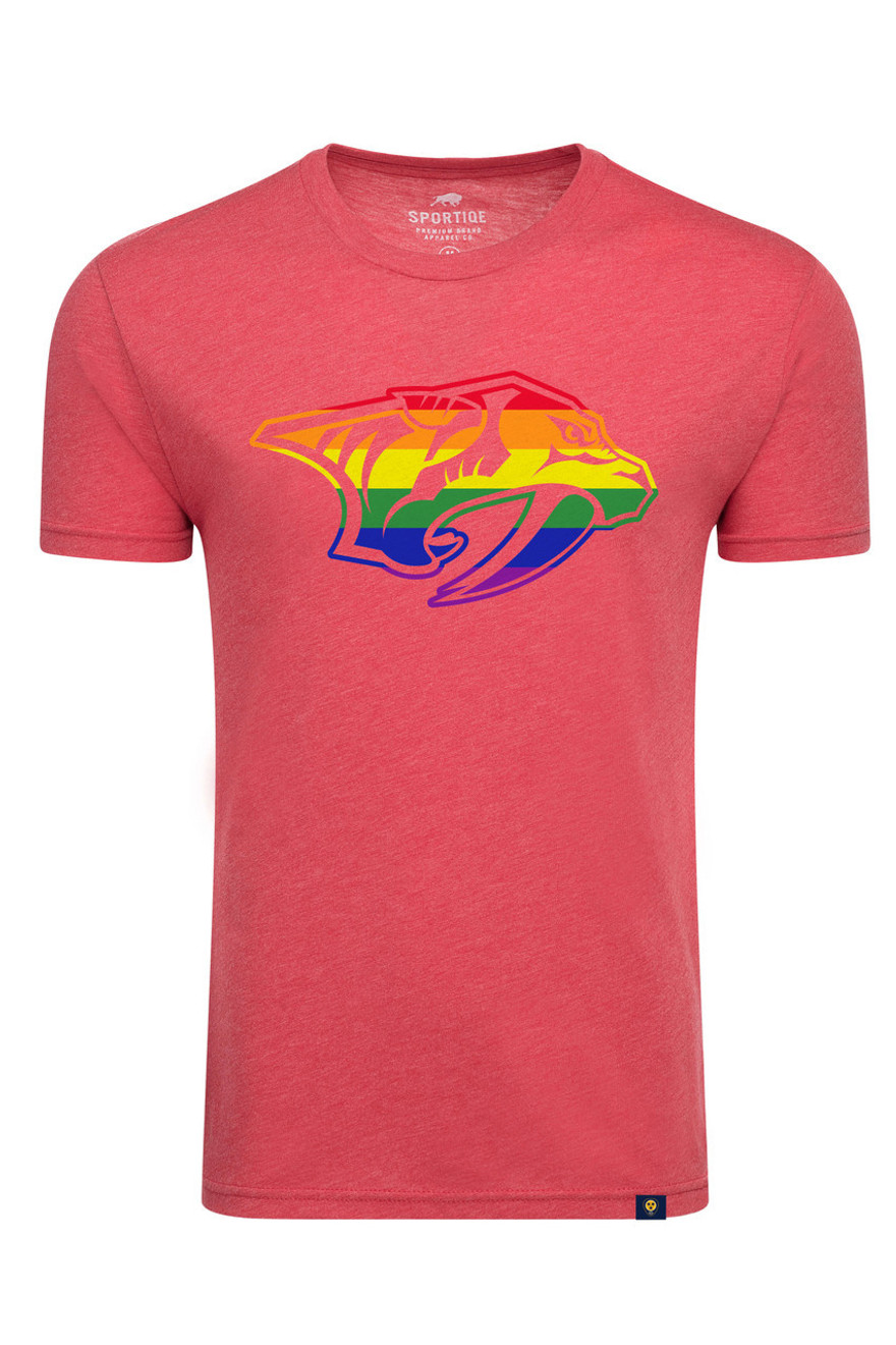 Nashville Predators Red Pride T-Shirt