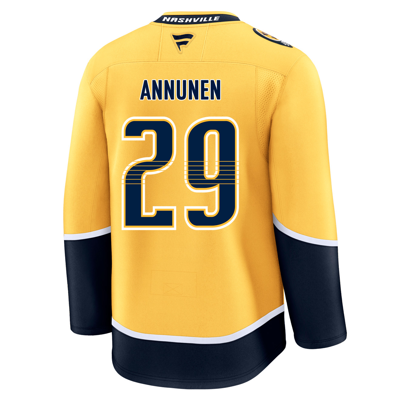 Nashville Predators Fanatics Justus Annunen Home Gold Premium