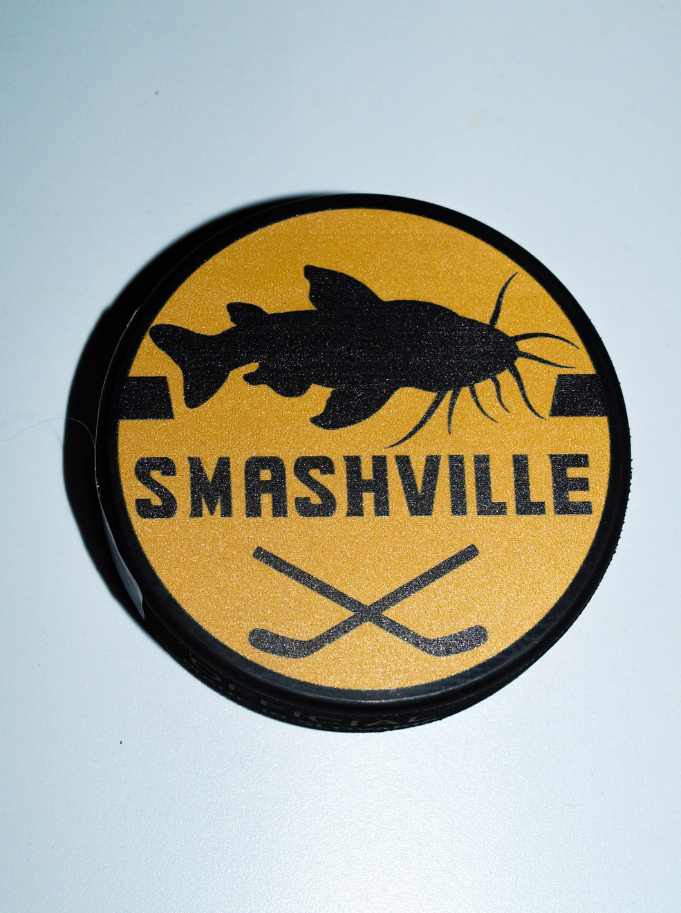 Nashville Predators Puck-Catfish