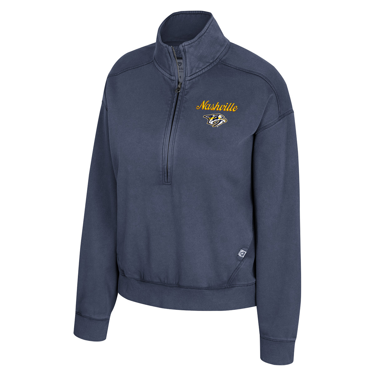 Nashville Predators Collosseum Womens Camille 1/4 zip Jacket