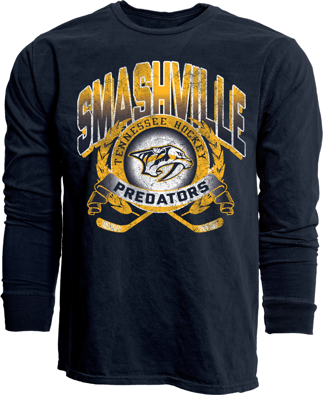 Nashville Predators TEE-NONPADDED LS