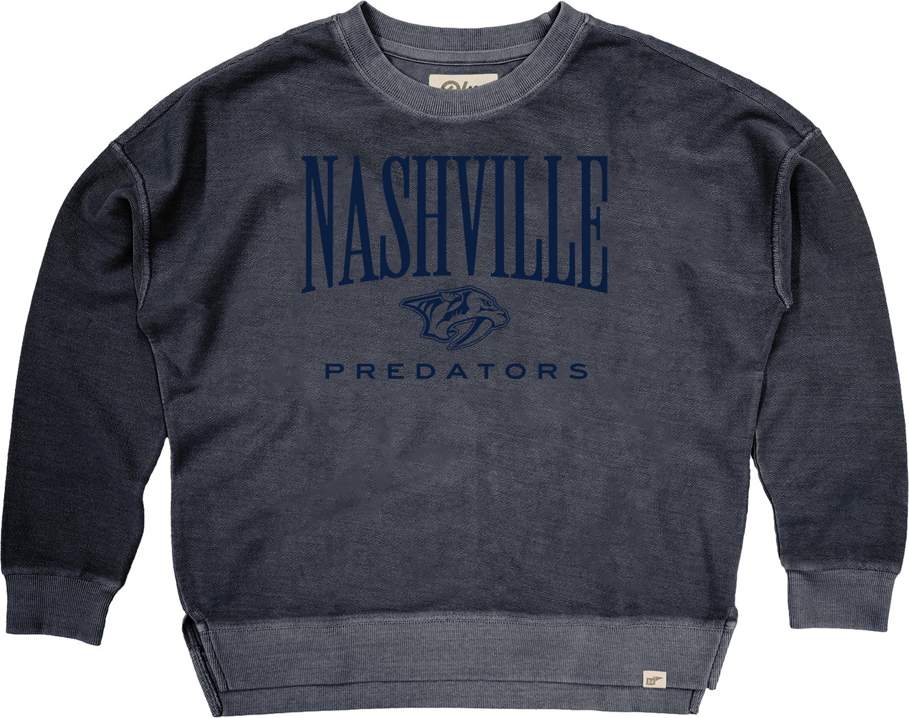 Nashville Predators Blue84 Womens Deliberate Crew Sweatshirt