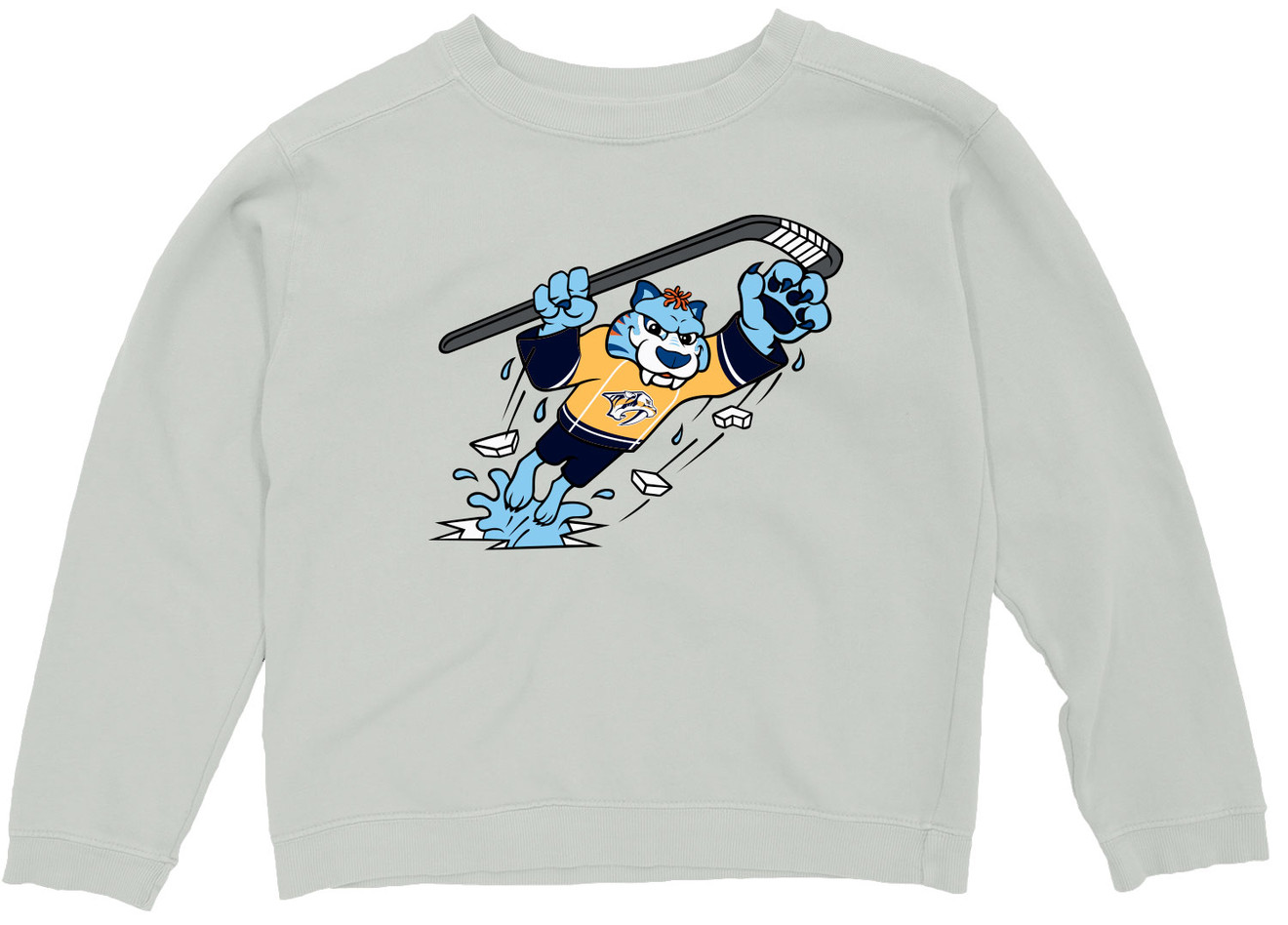 Nashville Predators SWEATSHIRT-YTH FLYING GNASH CREW