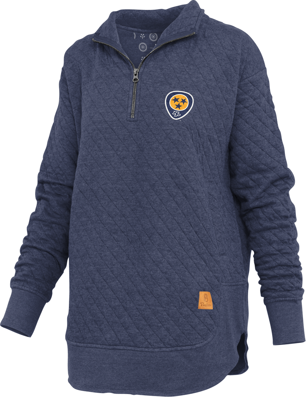 Nashville Predators Fleece-Wmn Roseburg 1/4Z