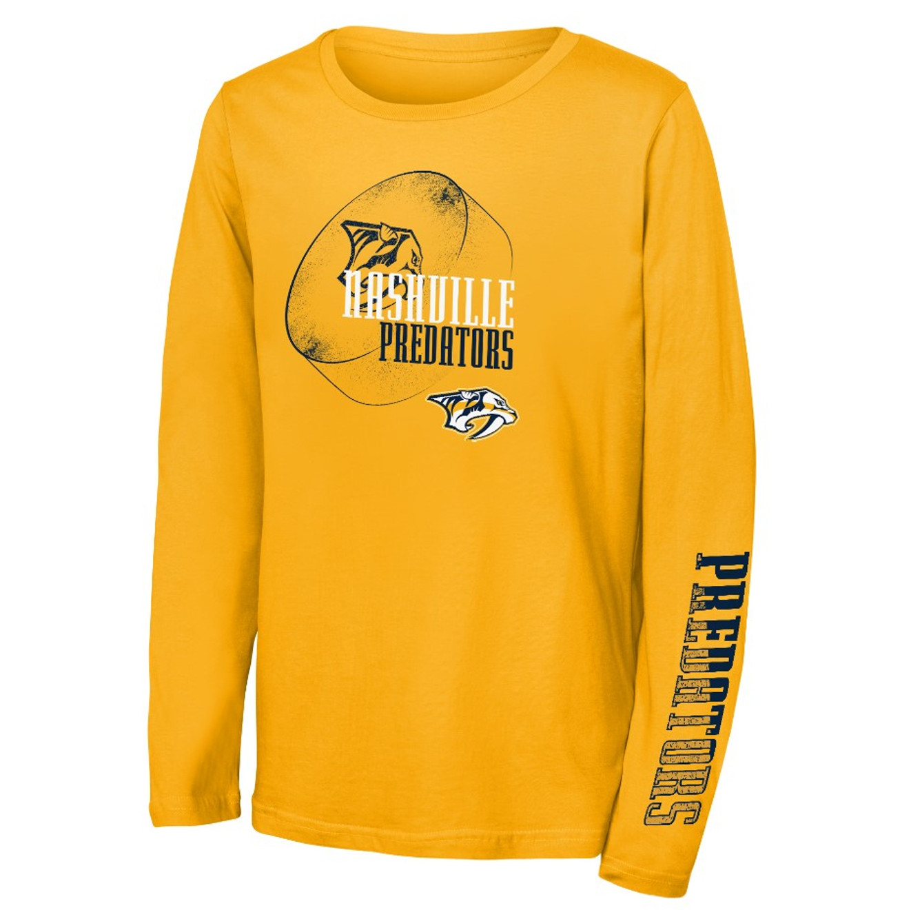 Nashville Predators Tee-YTH Silicon LS