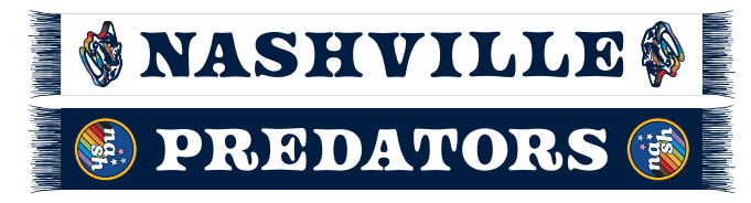 Nashville Predators Ruffneck Pride25 Scarf