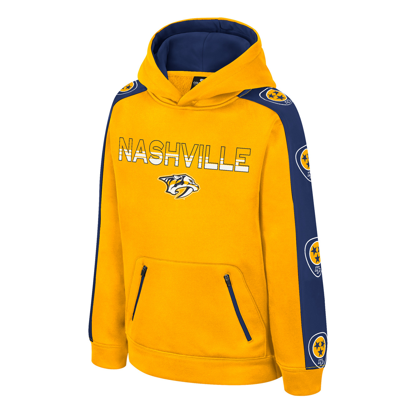 Nashville Predators Colosseum Youth Bandit Hoodie