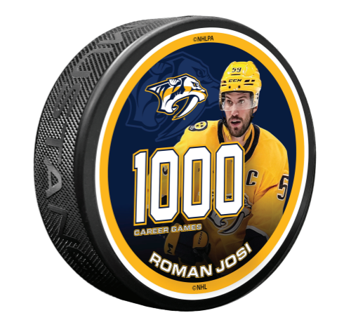 NASHVILLE PREDATORS PUCK JOSI 1000 LEGEND