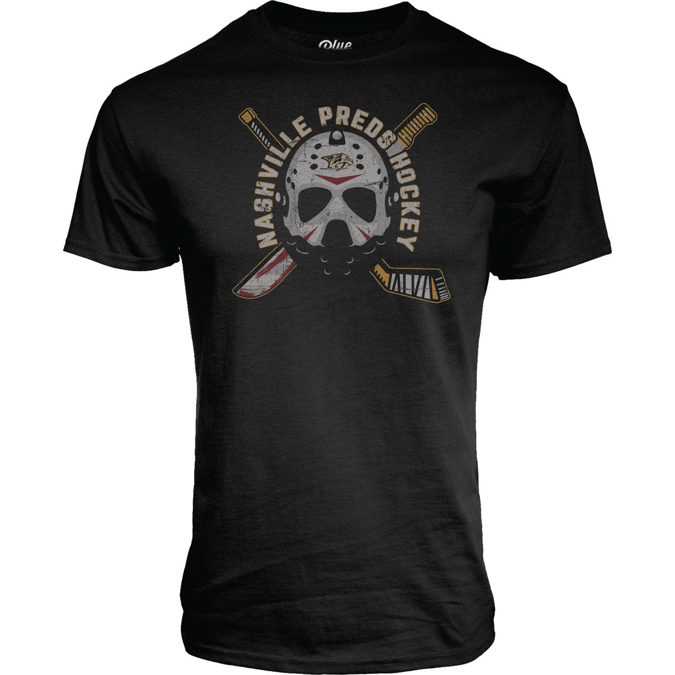 Nashville Predators BLUE84 HALLOWEEN MENS VORHEES T-SHIRT