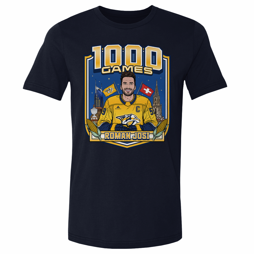 Nashville Predators 500 Level T-shirt-josi 1000 Corn