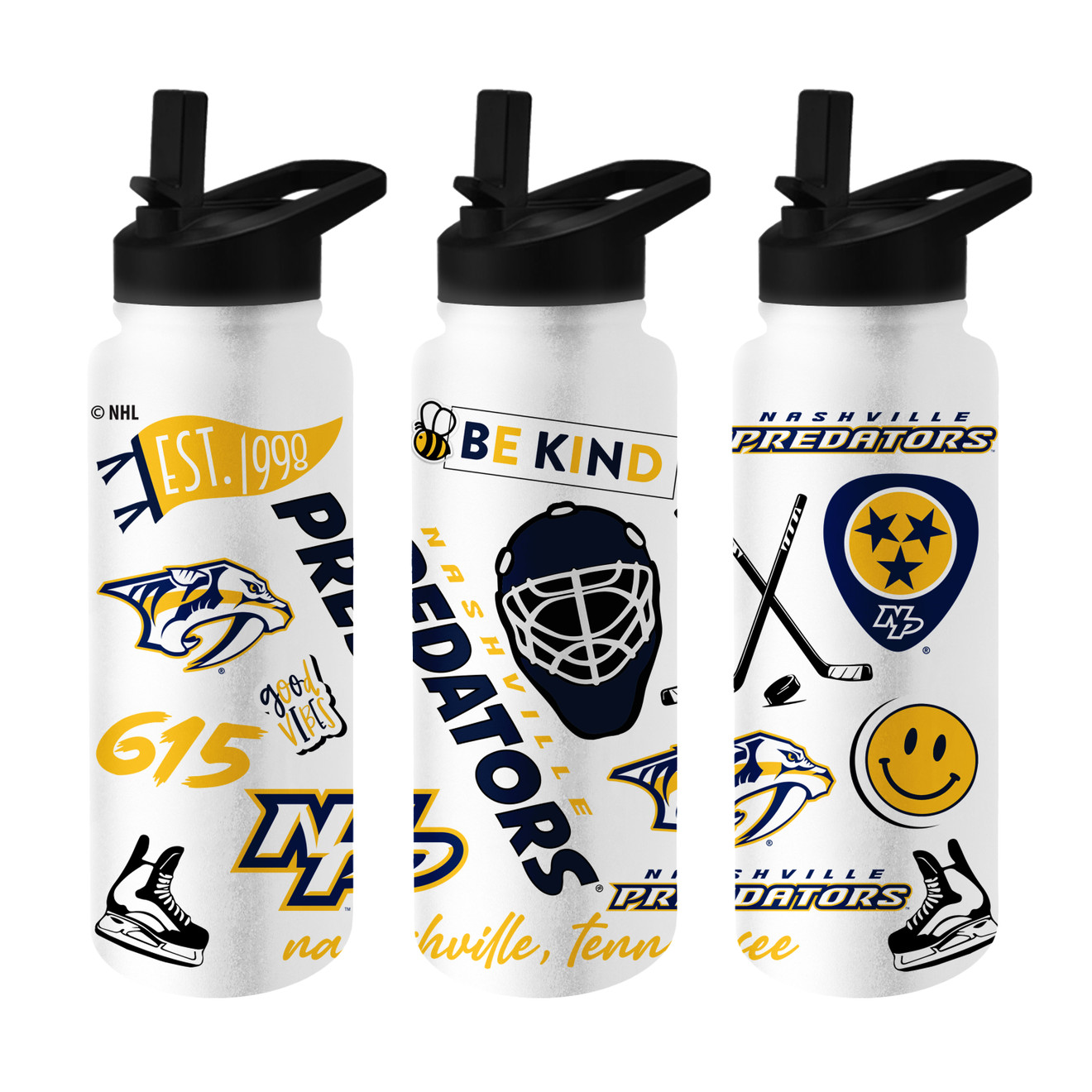 NASHVILLE PREDATORS LOGOBRANDS NATIVE TUMBLER 34OZ