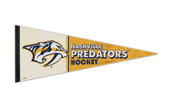 NASHVILLE PREDATORS WINCRAFT VINTAGE PENNANT