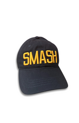 Nashville Predators Hat-SMASH Slouch Nvy/Gold