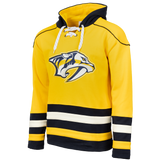 Nashville Predators Sport Design Sweeden Sds Lace Gold Hood Sweatshirt