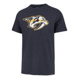 Nashville Predators 47 Brand Mens Short Sleeve Navy Franklin Pred T-shirt