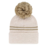 Nashville Predators 47 Brand Wmn Latte Pom Knit