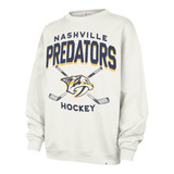 Nashville Predators 47Brand Womens Archcloud Crew Sweatshirt