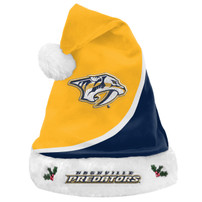 Nashville Predators Forever Collectibles Santa Hat Primary Logo