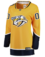 Customizable - Nashville Predators Fanatics Breakaway Women's Jersey Home/Gold