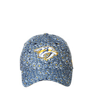 Nashville Predators Hat-Wmn All Over Flower