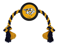 Nashville Predators Rope with Puck Pet Toy
