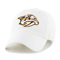Nashville Predators Hat-Cleanup White Pred Head