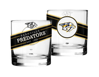 Nashville Predators Rocks Glass - Black Label