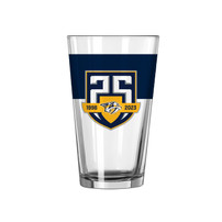Nashville Predators 25th Anniversary Pint Glass