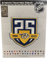 Nashville Predators 25th Anniversary Patch